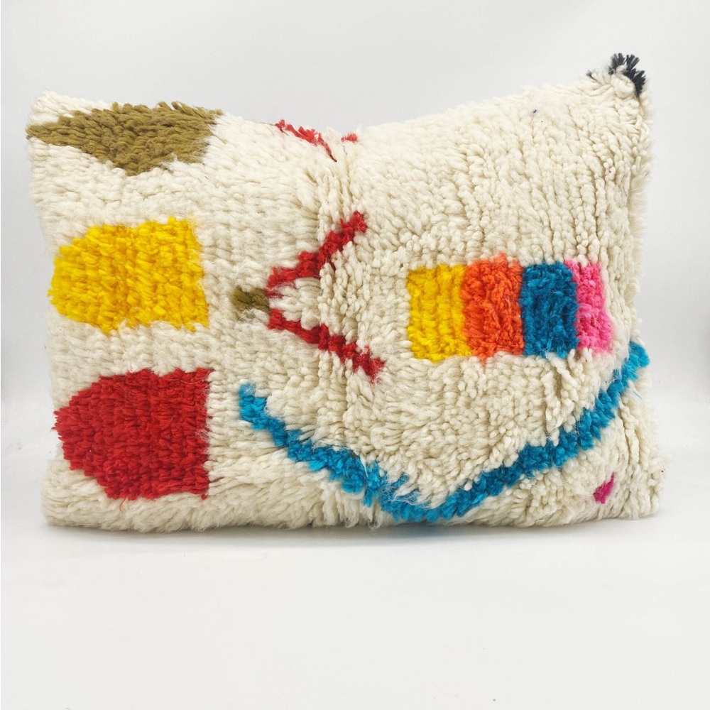 *SOLD* New Colorful Azilal Moroccan Pillow Cover